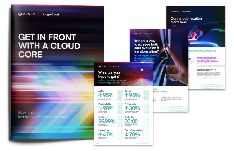 Cloud core mambu and gcp